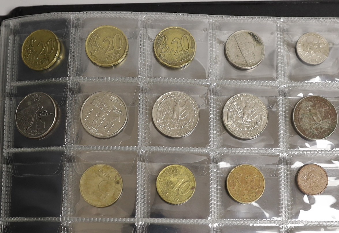 A collection of 20th century coinage